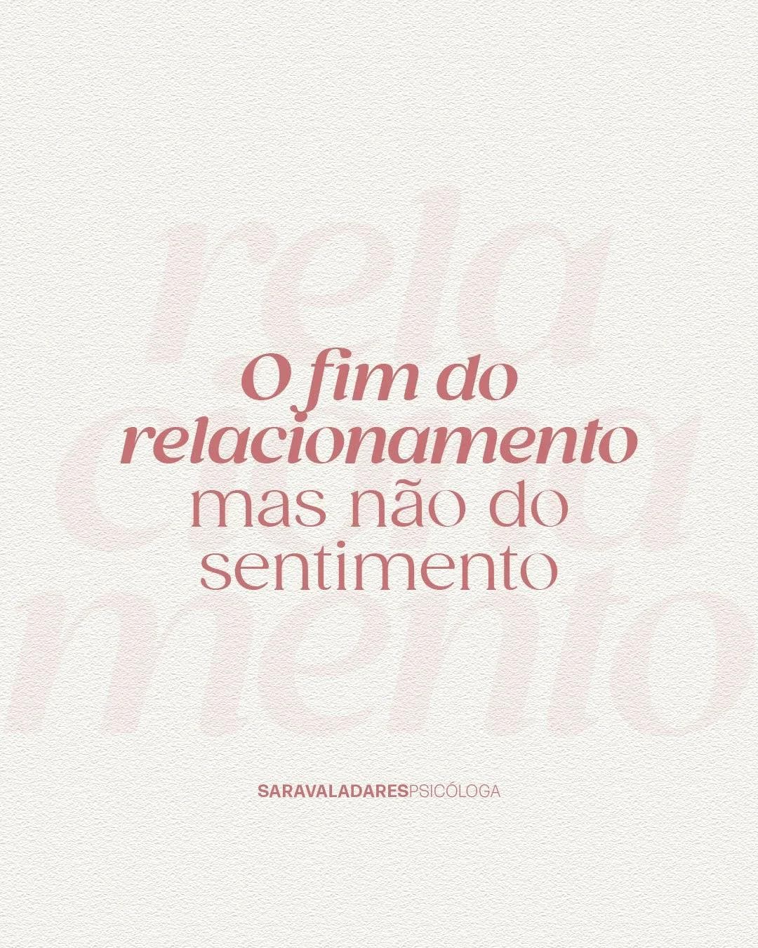 Final de relação