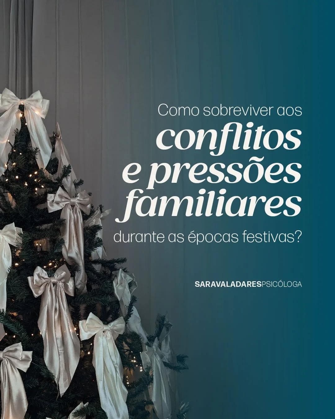 Tensão familiar em épocas festivas