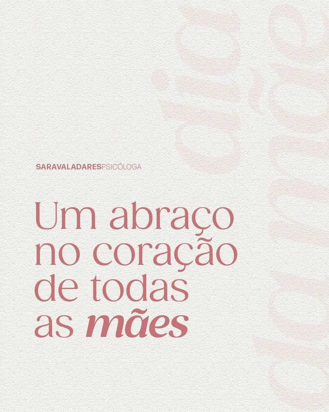 Um abraço no coração de todas as mães)