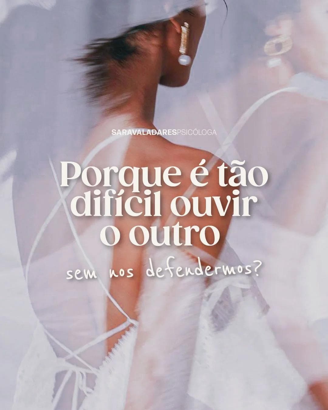 Porque é tão difícil ouvir o outro sem nos defendermos?