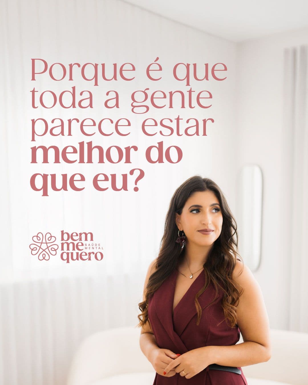 Porque é que toda a gente parece estar melhor do que eu?