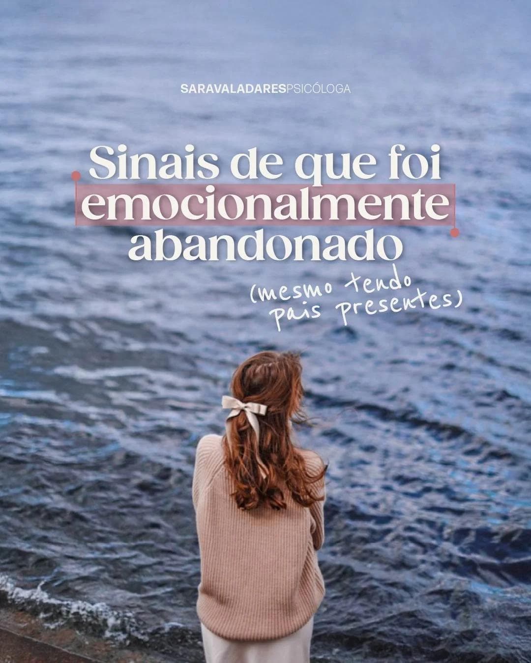 Sinais de que foi emocionalmente abandonado (mesmo tendo pais presentes)