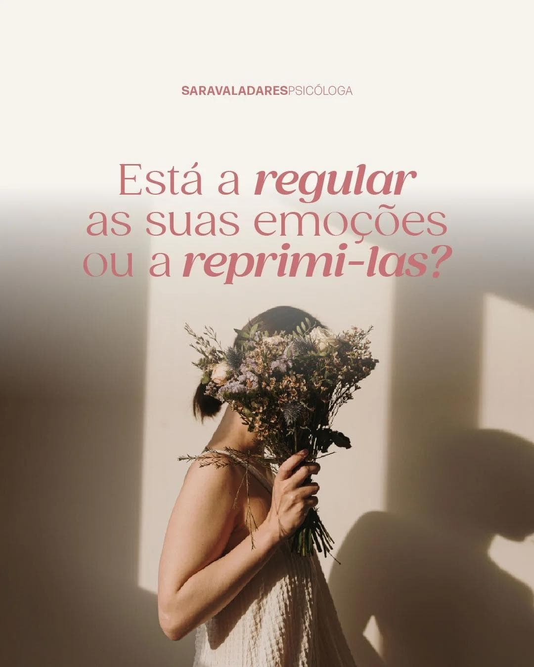 Está a regular ou a reprimir as suas emoções?