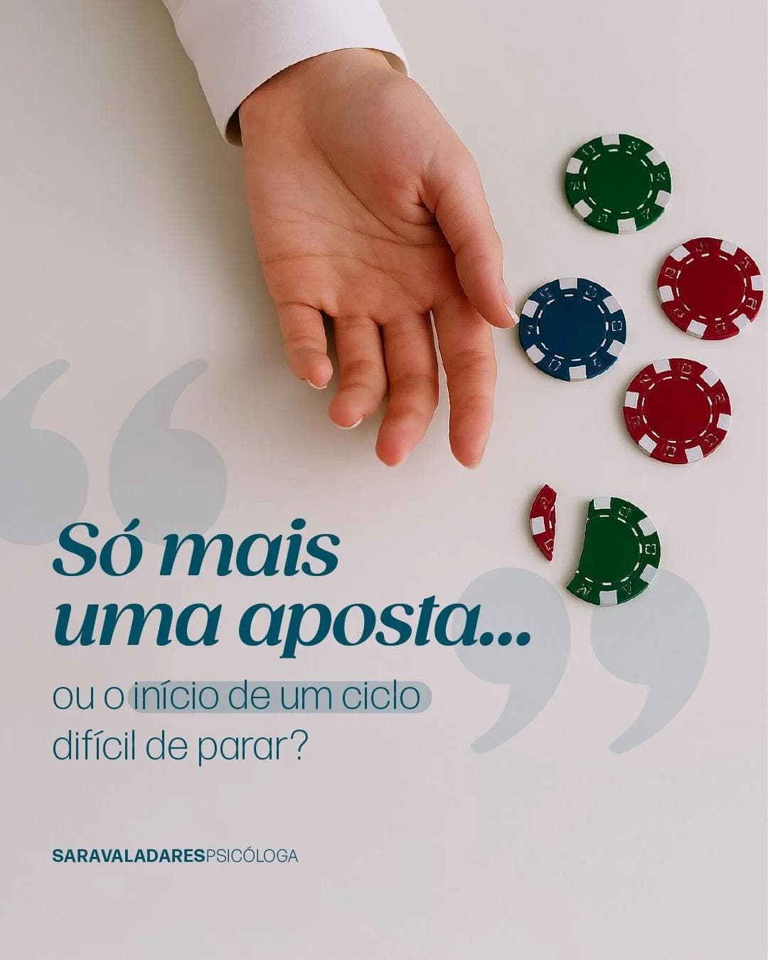 “Só mais uma aposta…” ou o início de um ciclo difícil de parar?"