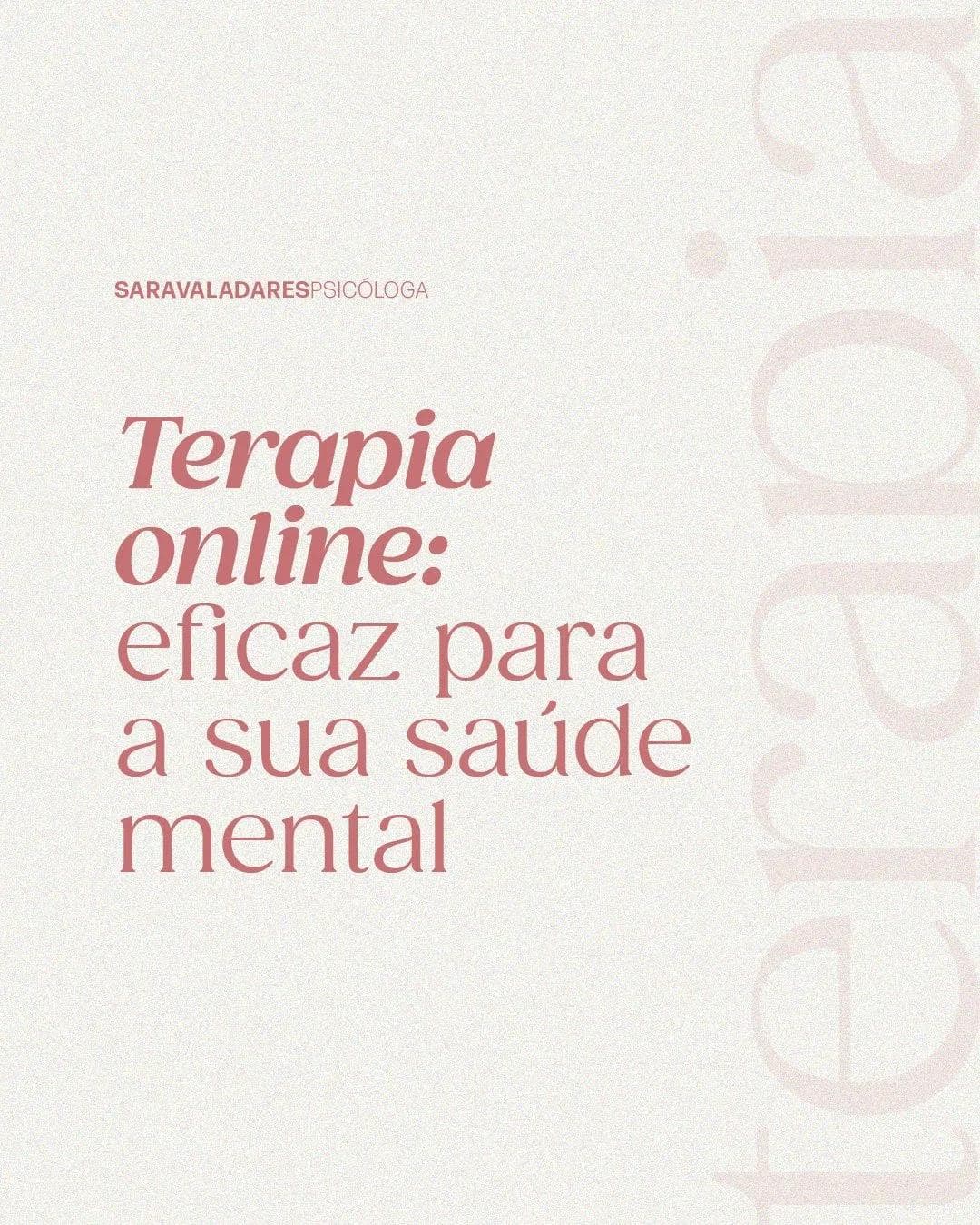 Terapia Online: Eficaz para a sua Saúde Mental