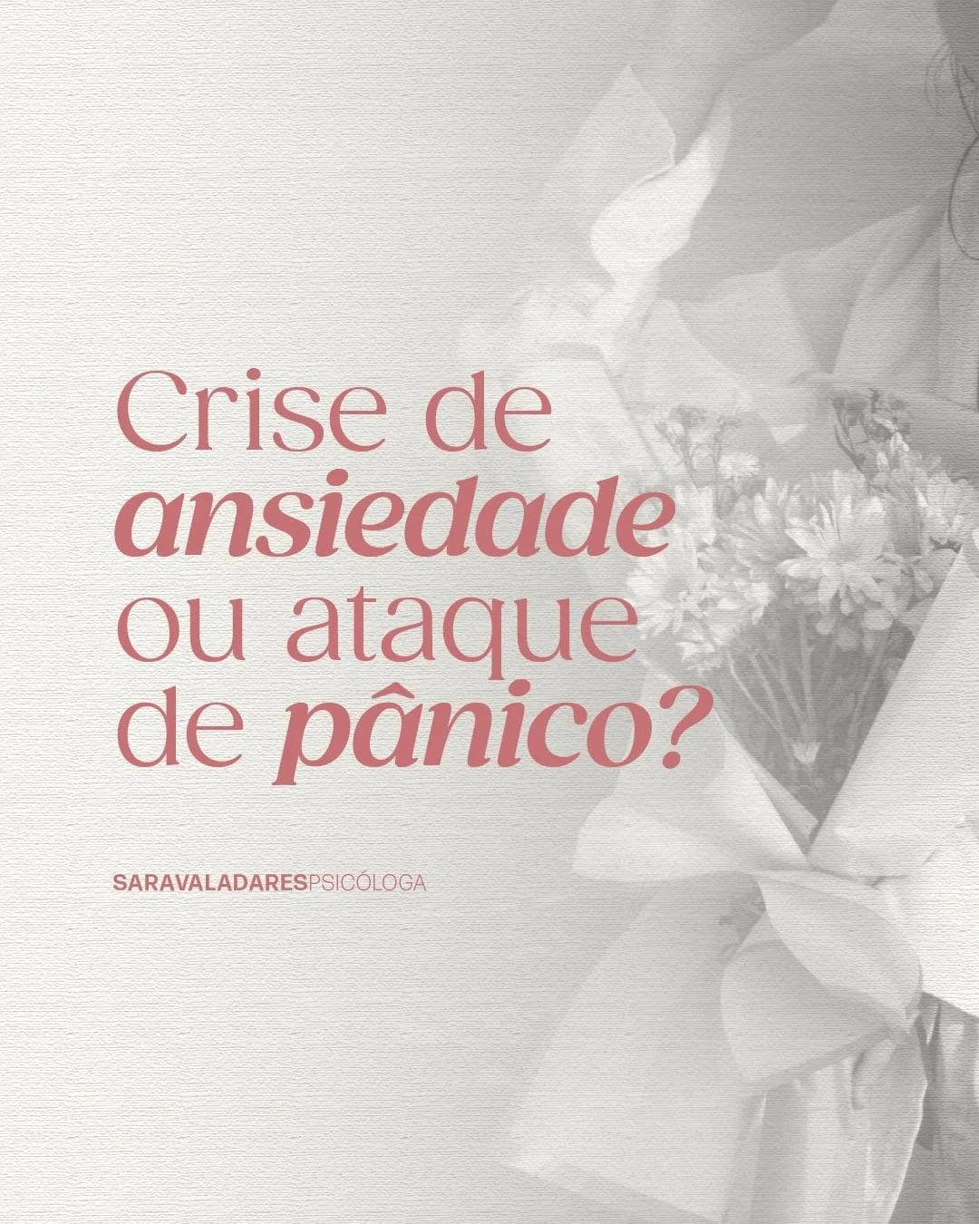 Crise de ansiedade ou ataque de pânico?