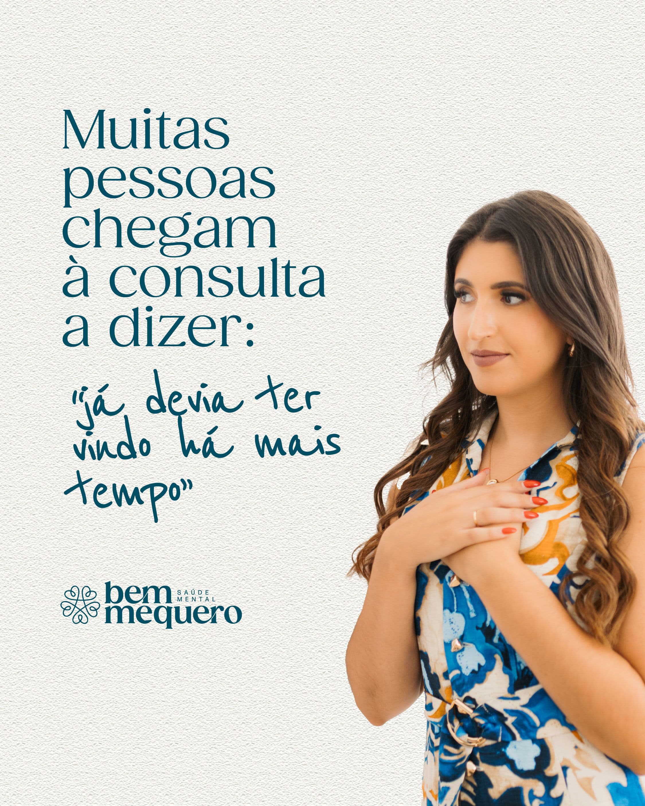 Muitas pessoas chegam à consulta a dizer: ‘já devia ter vindo há mais tempo'