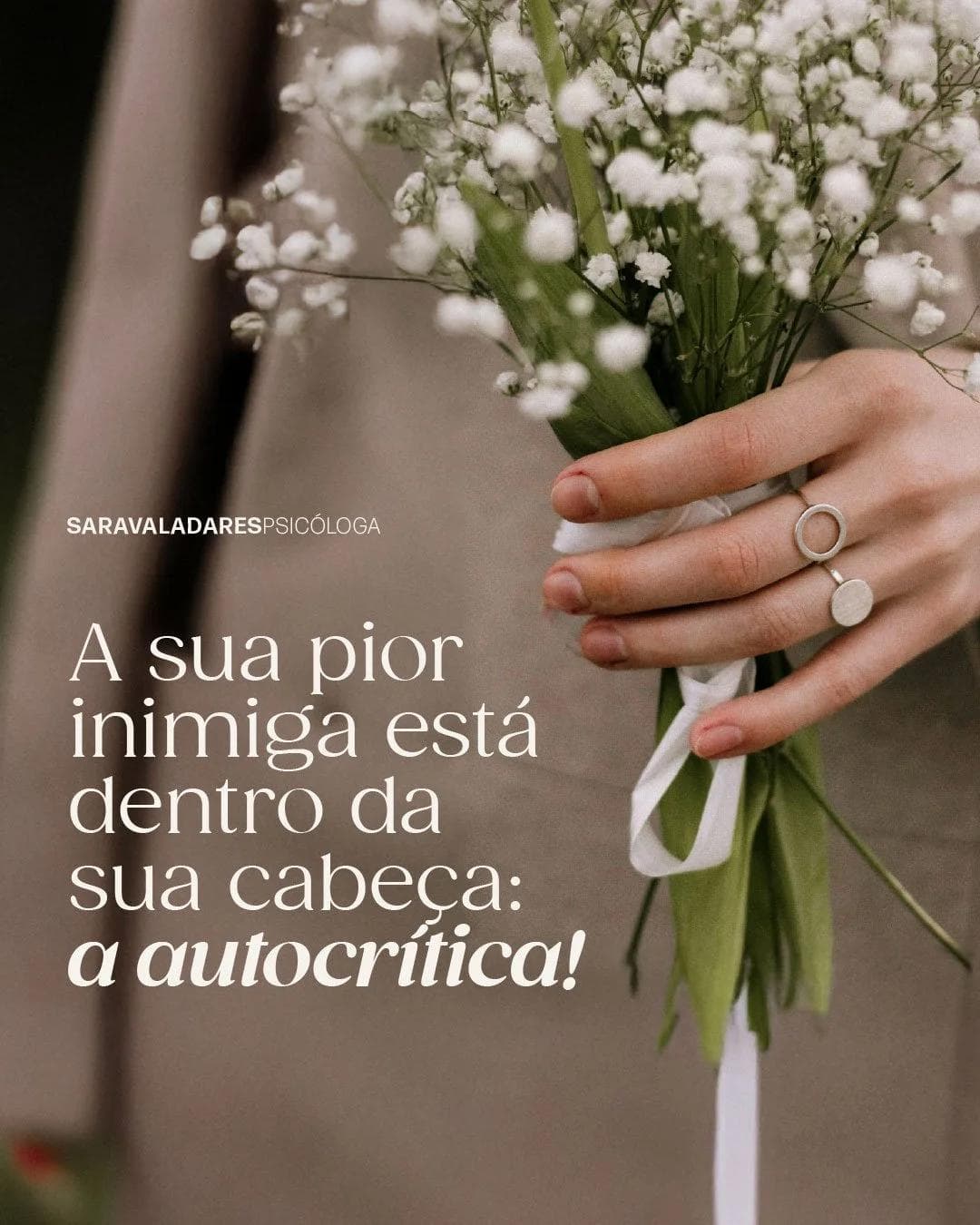 A sua pior inimiga está dentro da sua cabeça: a autocrítica!