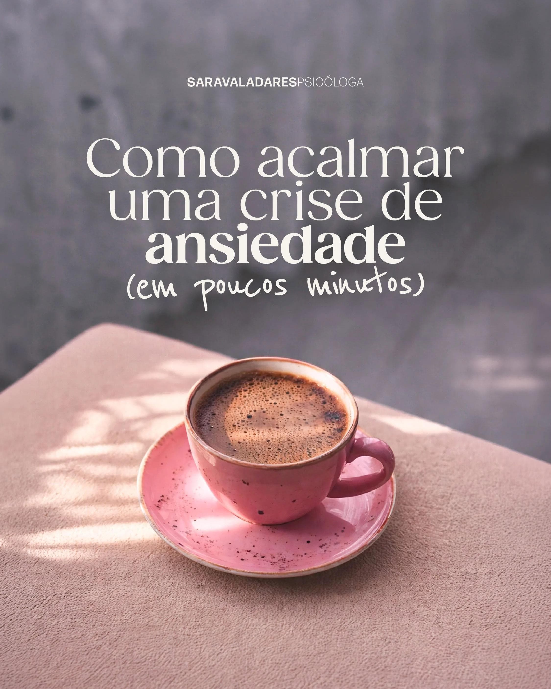 Como acalmar uma crise de ansiedade (em poucos minutos)