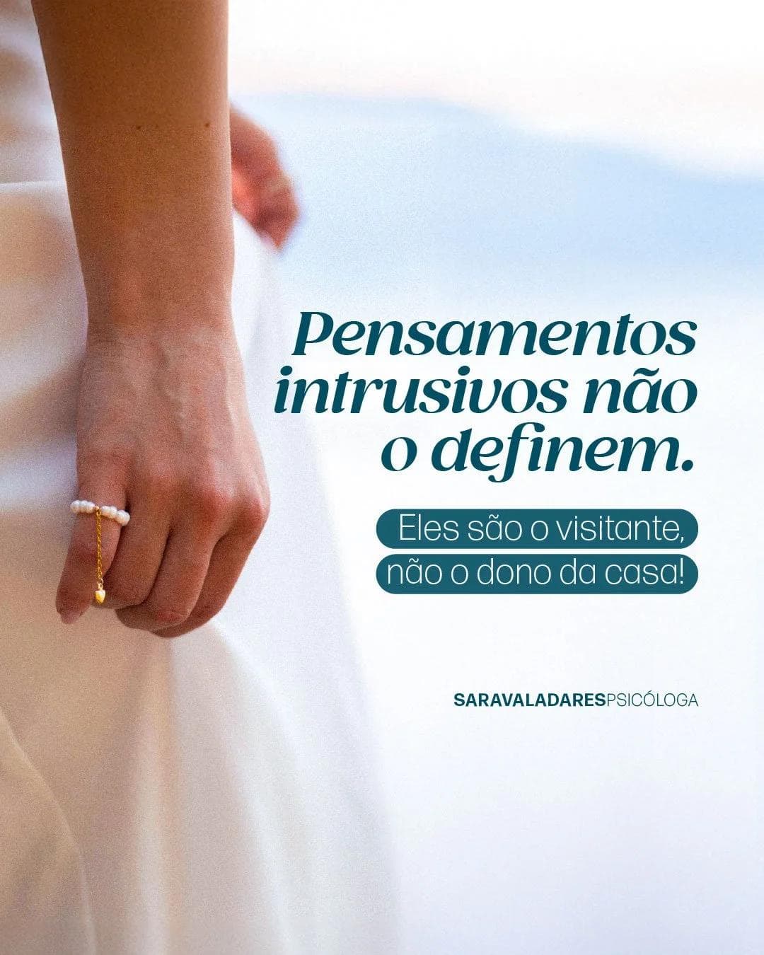 Pensamentos intrusivos não o definem. Eles são o visitante, não o dono da casa!